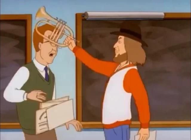 One of my favorite running gags from King of the Hill is the Chuck Mangione bit. Hope he’s in the great big Mega Lo Mart in the sky.