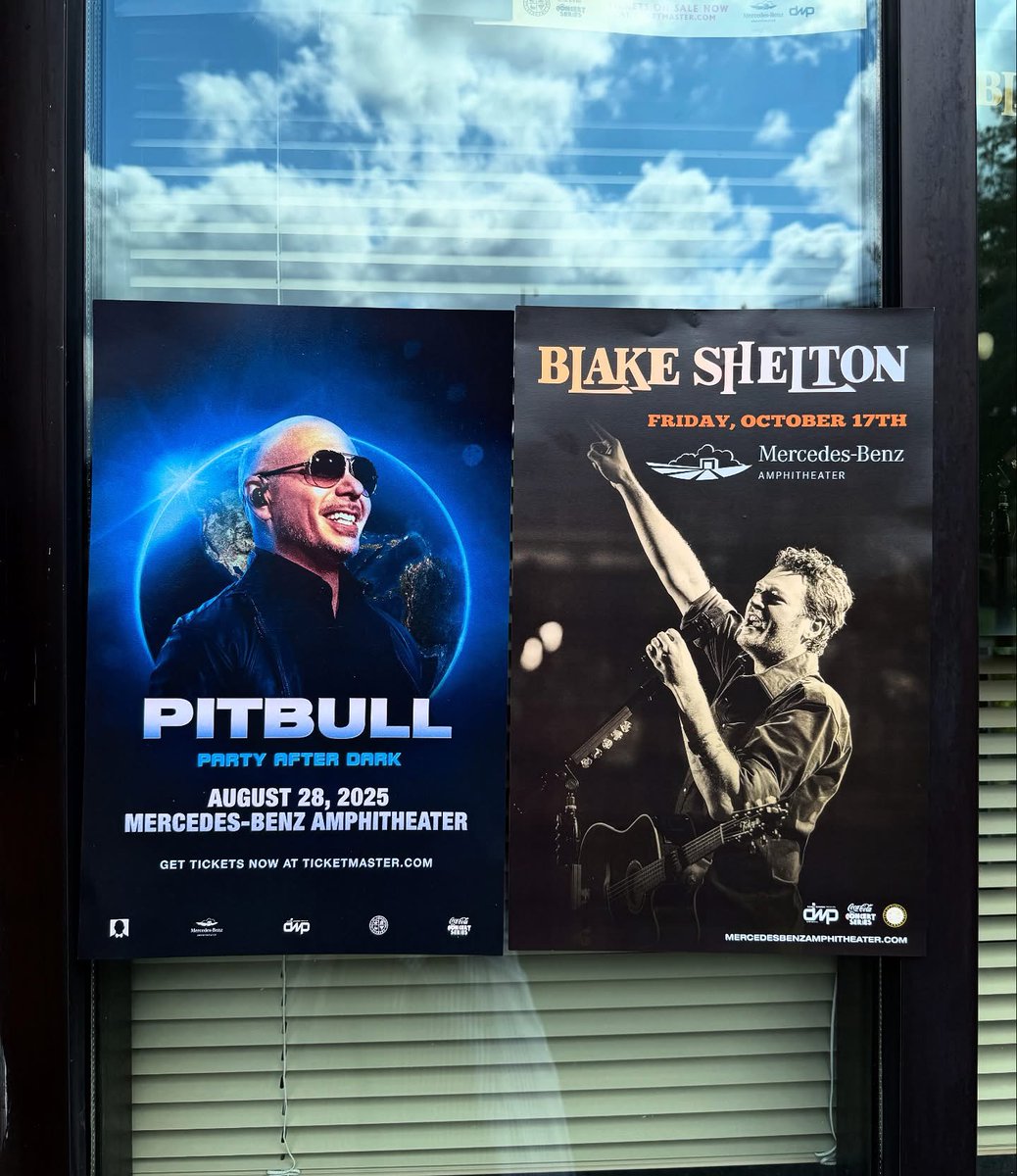 MercedesBenzAmp's tweet image. Mr. Worldwide 🌏 and Blake Shelton 🔥
Same stage. Same city.
Pitbull – 8/28
Blake Shelton – 10/17
Tuscaloosa, it’s about to get loud.
🎟️ Get your tickets at mercedesbenzamphitheater.com