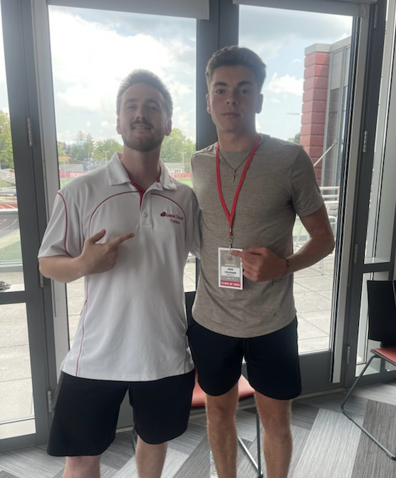 <a href="/JaseVolovar/">Jase Volovar</a> on his Official Visit to Dickinson! <a href="/DCRedDevilFB/">Dickinson Football</a> <a href="/Coach_PGraham/">Pierce Graham</a> #ForksUp