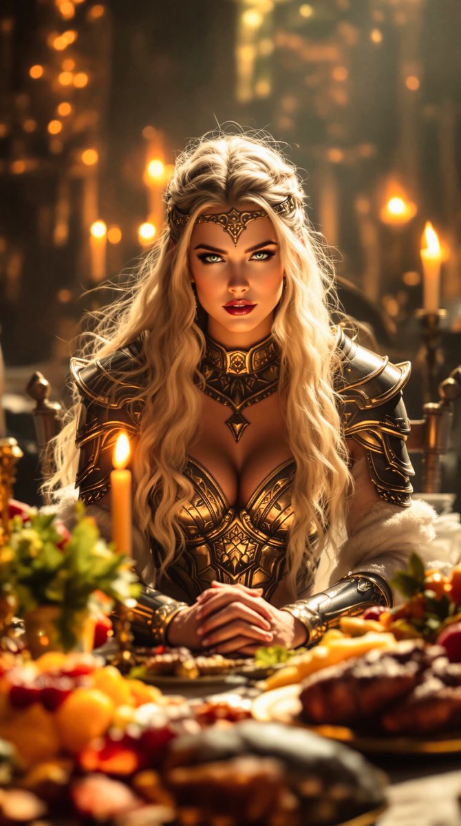 calor1038's tweet image. My Viking Princess...Image generated in Flux Dev and video in Midjourney