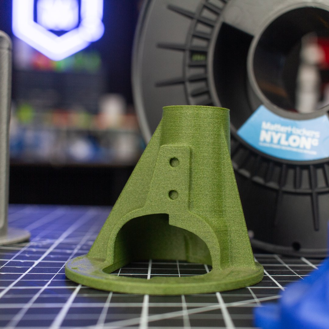 MatterHackers's tweet image. NylonG is a strong, glass-filled nylon filament ideal for durable, heat-resistant parts in automotive, aerospace, and industrial uses; print dry with a hardened nozzle.
matterhackers.com/r/pItd2v
#MatterHackers