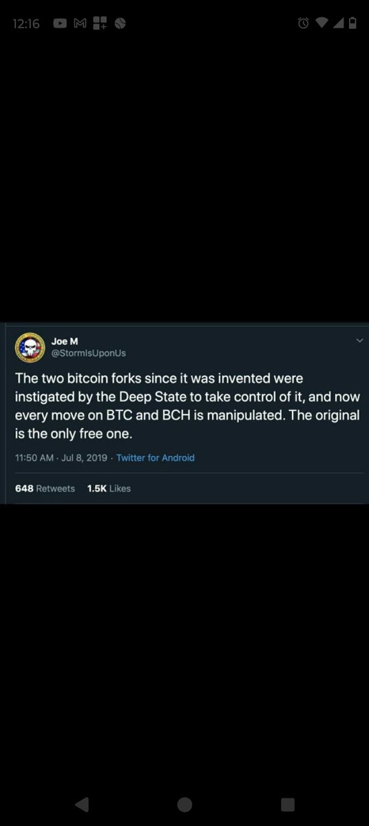 chuckd48117845's tweet image. It's okay if you don't want to give this fact any thought....but isn't it true that the exact same handle that made qanon videos go viral on the Internet is also the same handle saying Craig wright created bitcoin?