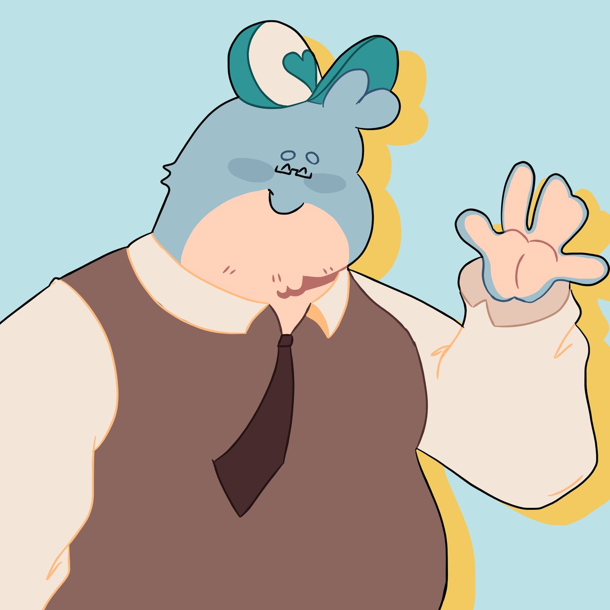 HX_Officiel's tweet image. 12th Artfight attack : Gene from and for @Anvil_April #artfight #artfight2025