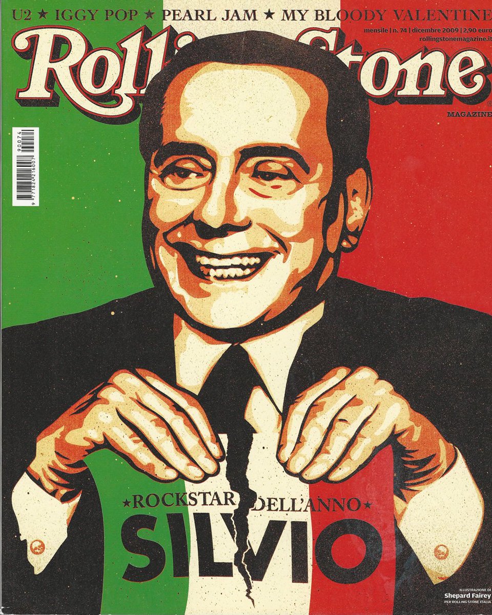 Dio's tweet image. #GiorgiaMeloni è sulla copertina di Time.
Congratulazioni, però ne deve ancora fare di strada per finire sulla copertina di Rolling Stone come Berlusconi, la rockstar dell'anno 2009.
