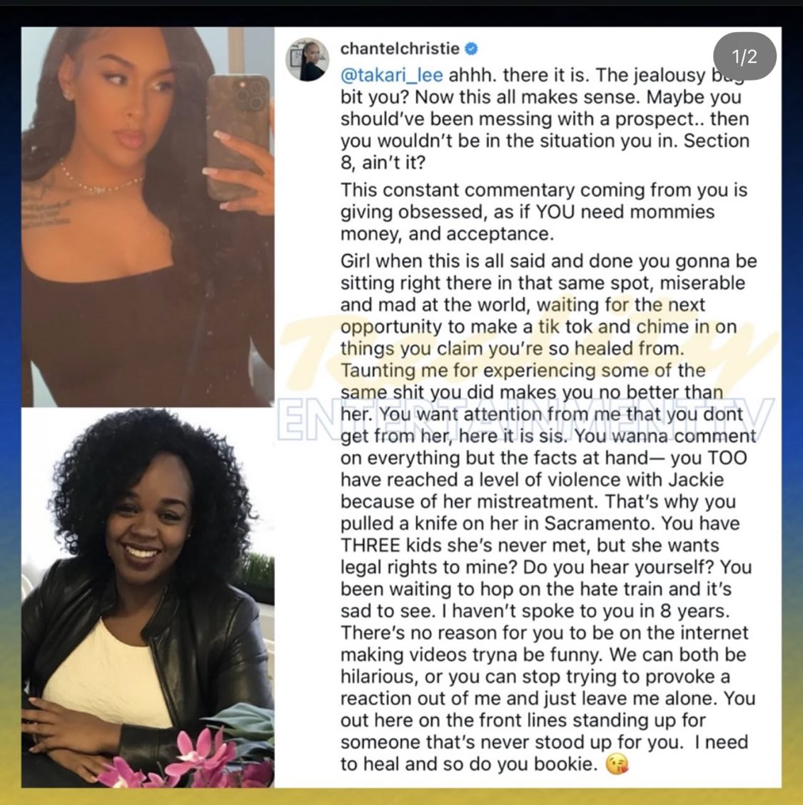 spillingbbwtea's tweet image. Chantel responds to Takari 😩 this is so messy #BasketballWives