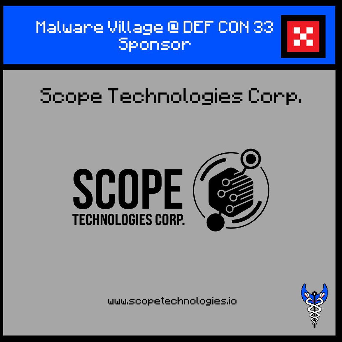 MalwareVillage's tweet image. Thank you @ScopeTechCorp for upgrading to SILVER sponsor for @MalwareVillage @DEFCON 33! 🙏
Interested in learning more about their company? Visit: scopetechnologies.io
#MalwareVillage
#DC33