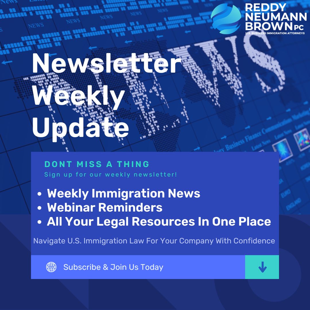 rnlawgroup's tweet image. This week, our newsletter looks into: Proposed H1B Rule Could Replace Lottery, International Travel Cap H1B FAQ, Risks Of Nunc Pro Tunc, Dignity Act 2025 & More! Don't miss out on this weeks insightful topics.
Read More: buff.ly/SZVIEbT