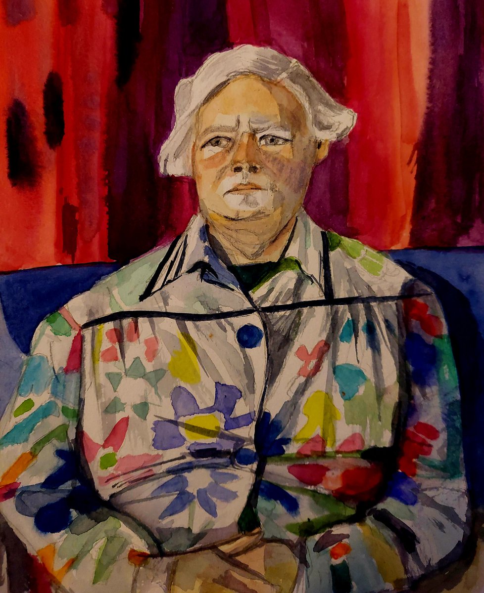 jayceek33's tweet image. My version of Evelyn Dunbar's portrait.
@StudioTeaBreak
#PortraitChallenge