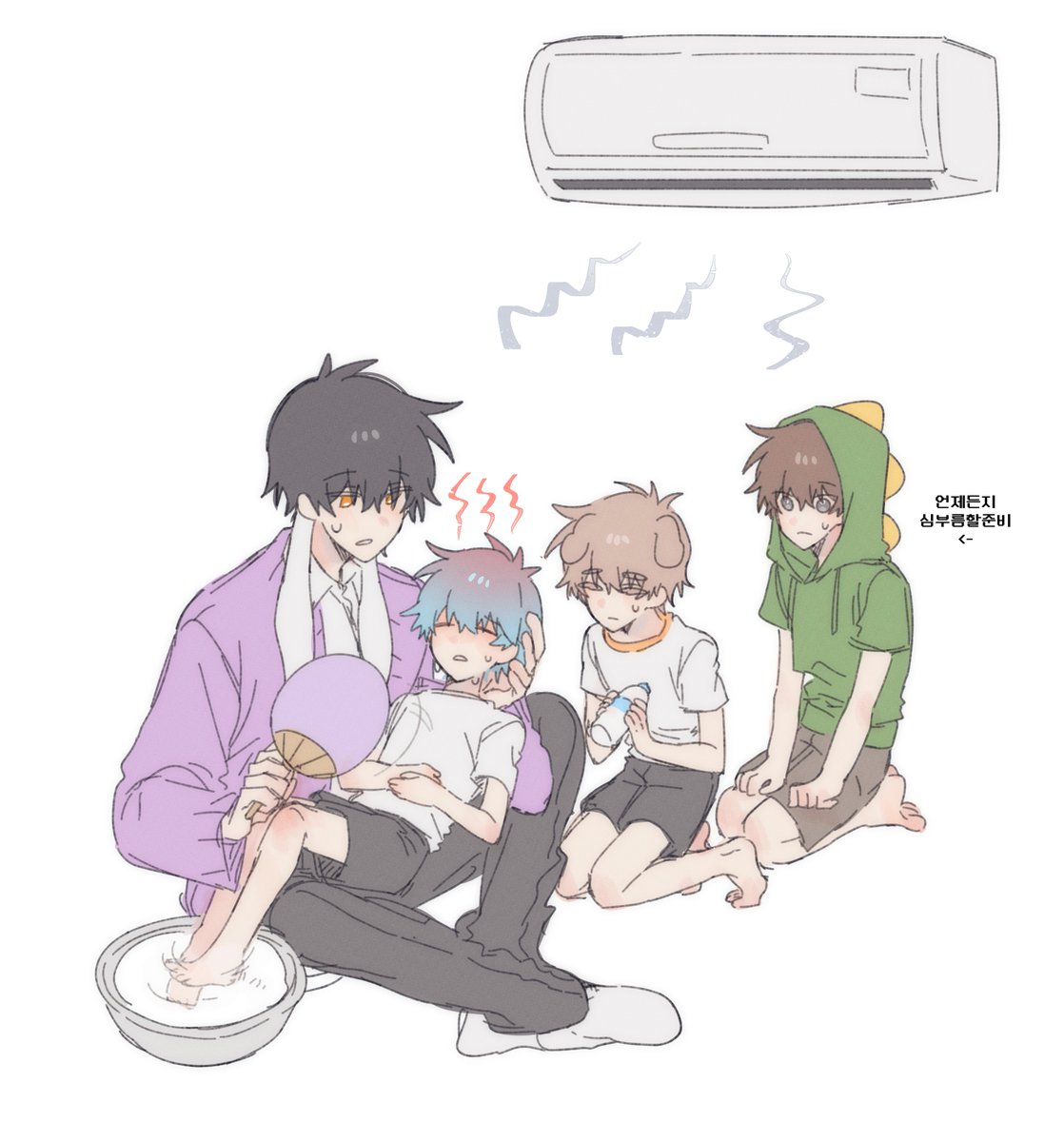 생각해보니 지금 밖에 개더운데
막내 열사병걸려 죽는거아님