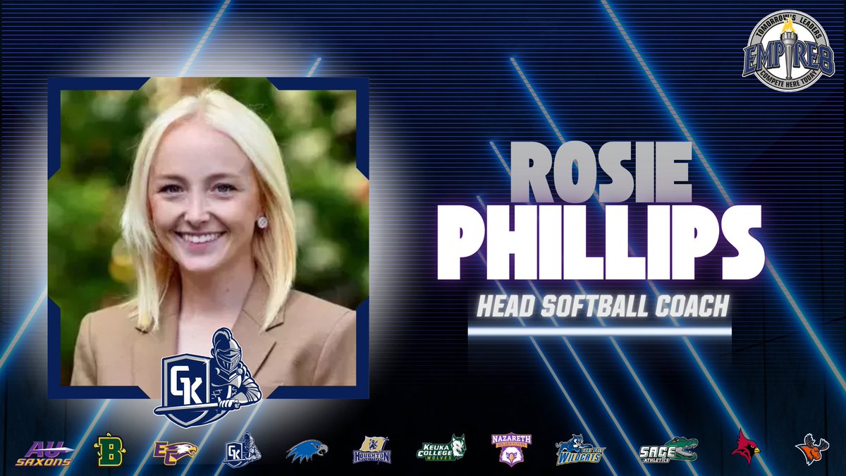 SUNY Geneseo Announces Rosie Phillips as Head Softball Coach
empire8.com/news/2025/7/24…

#E8 #E8Proud #LeadersCompeteHere #WhyD3