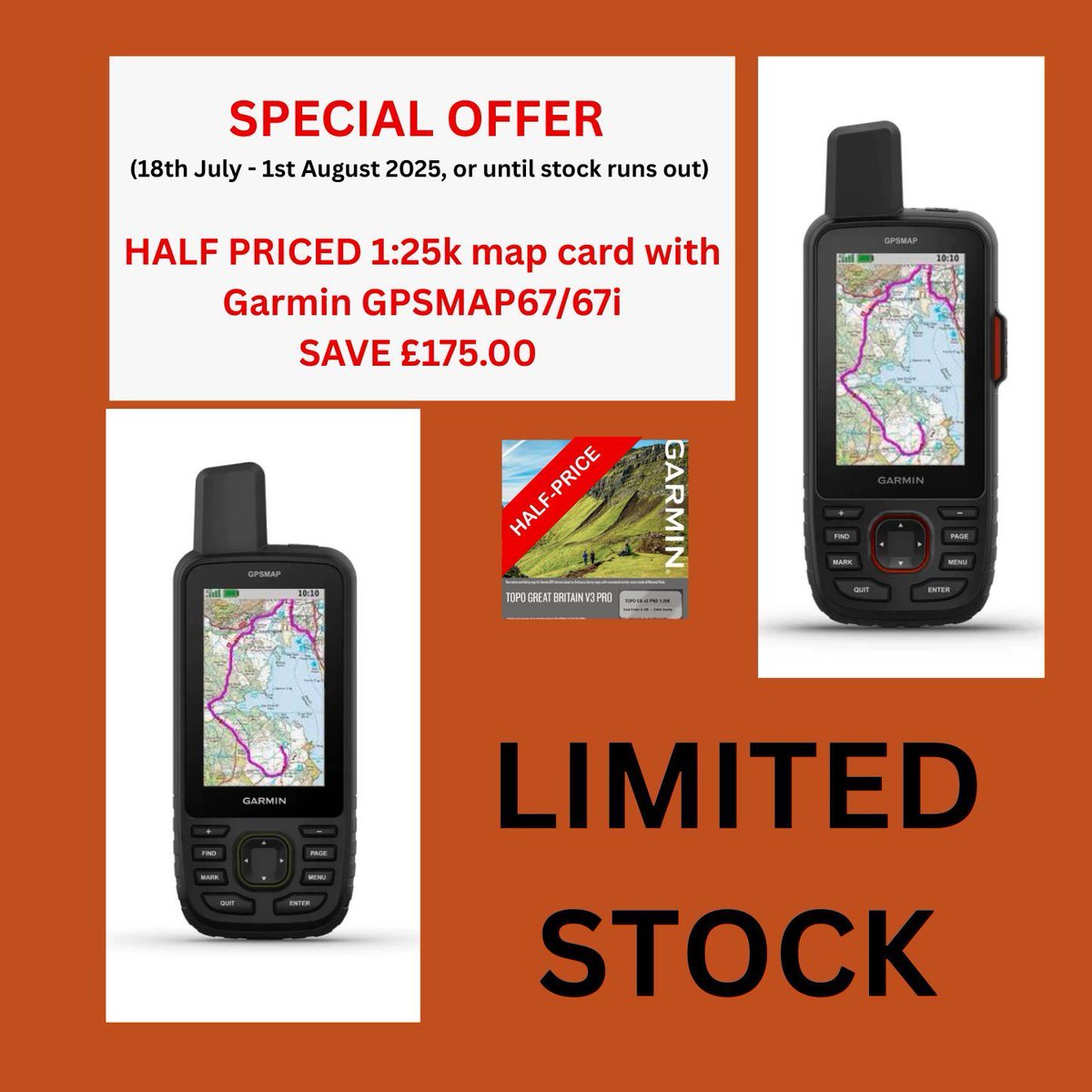 👉 Order now to secure your GPS unit and explore with confidence!
ow.ly/O3V650WtW0Y
#Garmin #GPSMAP67 #OutdoorAdventure #LimitedStock #ExploreMore