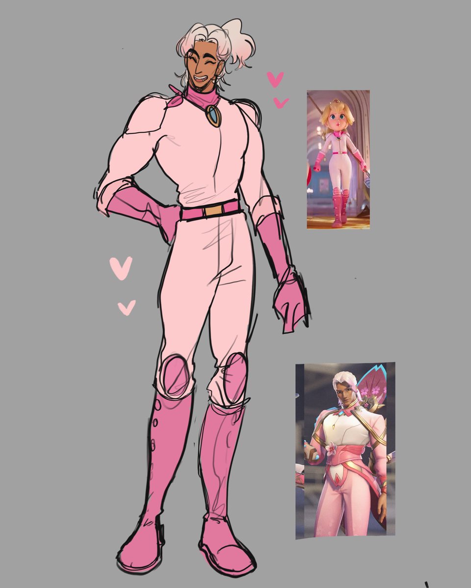 SheepyBoo_'s tweet image. Is it just me or lifeweavers new skin is giving princess peach #ow2