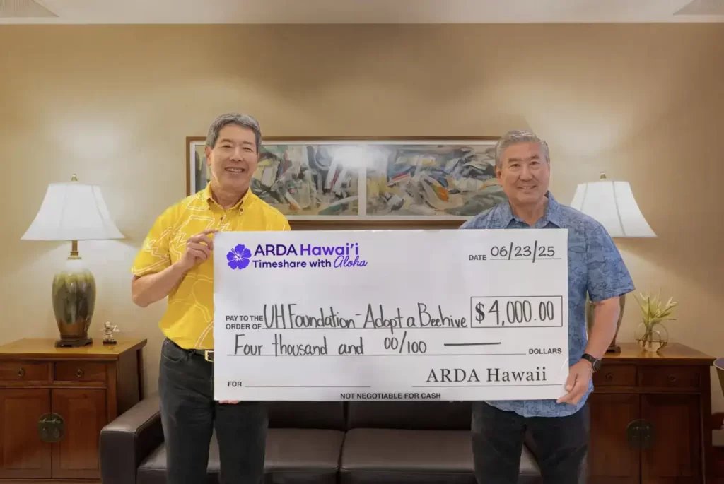 Local Timeshare Group Invests in Hawaii’s Sustainability and Agriculture Through Adopt‑a‑Beehive Donation travelprnews.com/arda%e2%80%91h… #ARDA <a href="/ARDAorg/">ARDA</a>