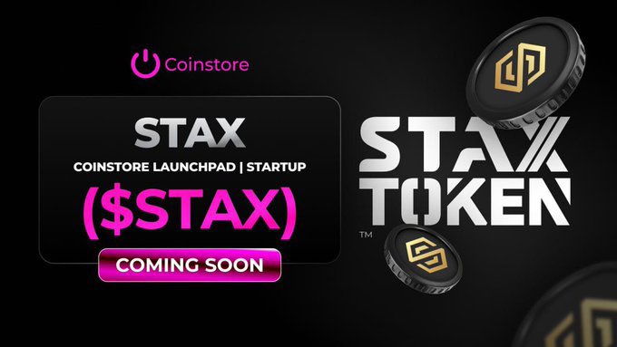 💡 What makes $STAX stand out?
– Scalable tech
– Real-world utility
– Engaged community

And now?
🎯 A Coinstore Launchpad debut that puts it in the spotlight.
🔗 coinstore.com/#/launchpad

#STAX #Coinstore