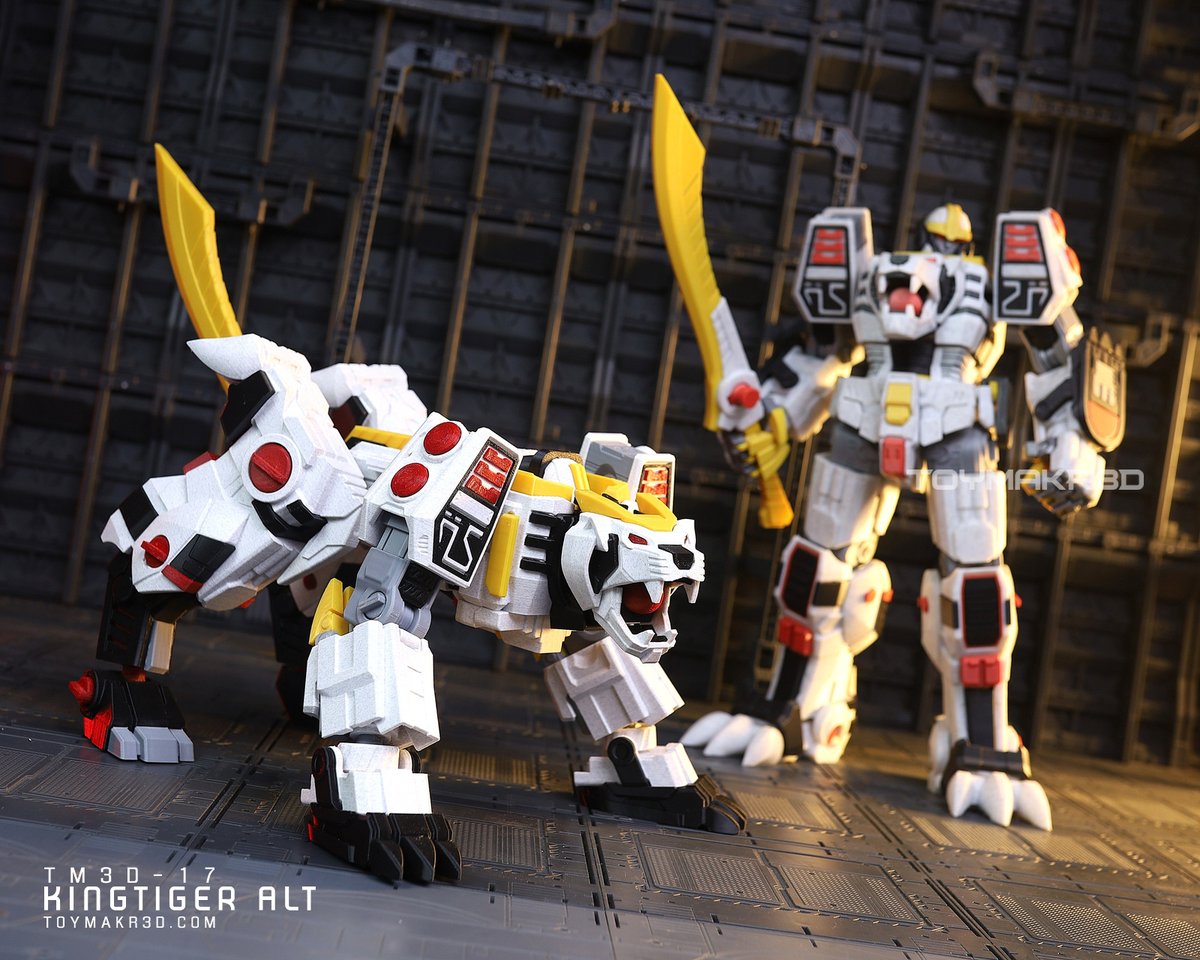 toymakr3d's tweet image. Kingtiger ALT mode (non transform) for 3d printing. Fully articulated, full color, no support. 18cm in height, 42cm in length, 700 gr.
Printed on @ff3dprinters Adventurer 5M Series
& use @sunluofficial 3D PLA+
toymakr3d.com/product/103-ki…
#3DPrinting #3dprint #toymakr3d