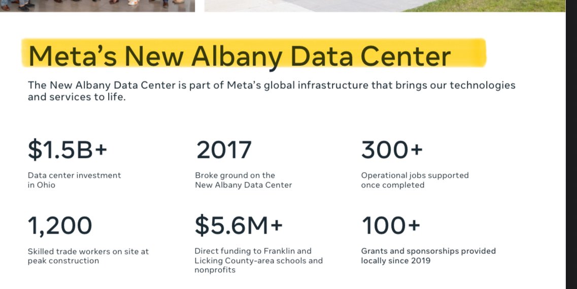 ns123abc's tweet image. META is speedrunning multi-GW data centers with hurricane-proof “rapid deployment structures”
> ZUCC: “We have a very strong infrastructure team that is doing novel work to build up data centers”
> “we’re basically building these weatherproof tents and building up the networks…