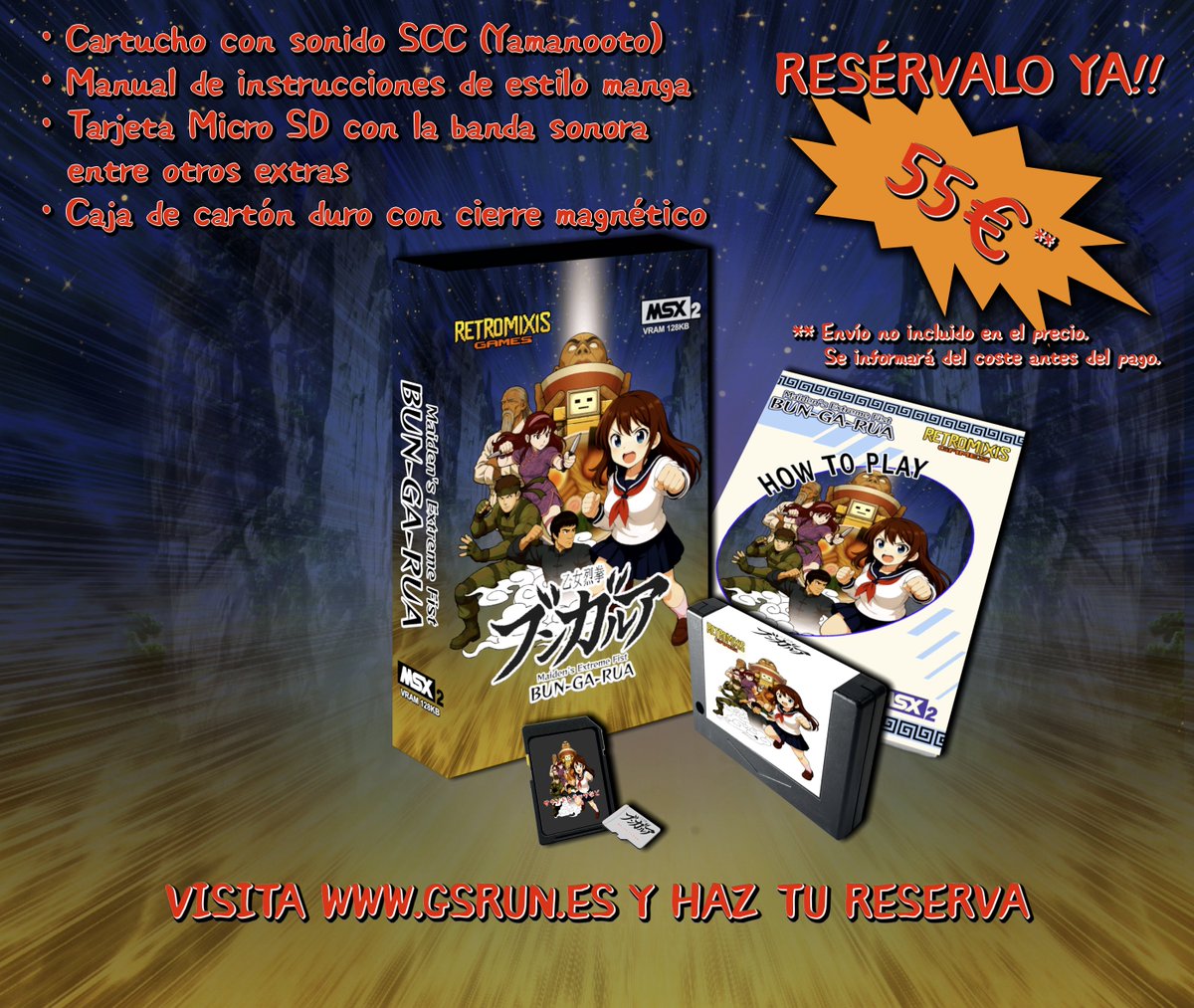 GS_RUN_'s tweet image. Si te gusta Konami, la saga Yie Ar Kung-Fu y el yakisoba, en el Maiden's Extreme Fist BUN-GA-RUA tienes al mejor exponente en guantazos y fideos de la mano de @ipheion78 , anímate y haz tu reserva en gsrun.es.
#Bungarua