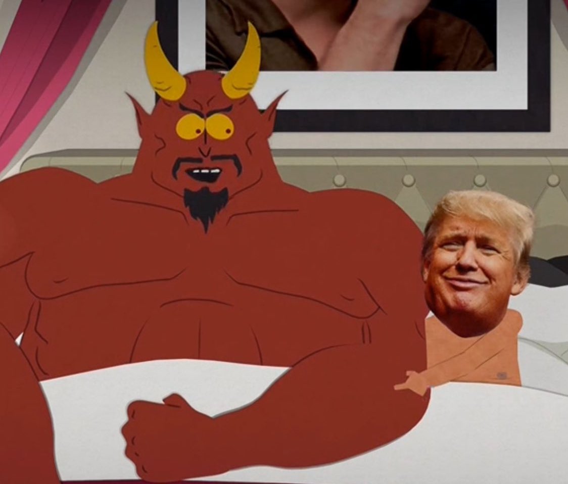 PattyNest's tweet image. Guess Hogan couldn’t handle seeing what South Park did to his buddy Trump