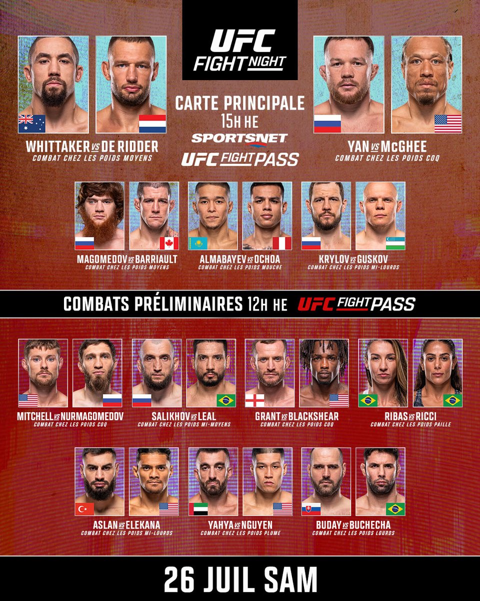 UFC_CA's tweet image. All out action at #UFCAbuDhabi! 🇦🇪🔥 Which fight are you looking forward to most!?
#InAbuDhabi | @VisitAbuDhabi | @AbuDhabiEvents
