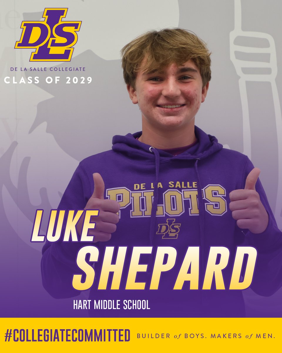 COLLEGIATE COMMITTED: We are excited to introduce Luke Shepard as the latest member of the Class of 2029 to be #CollegiateCommitted. He is the cousin of Michael Trathen, '11, Matthew Trathen, '13, and Andrew Piasecki, '14, and comes to us from Hart Middle School. Welcome, Luke!