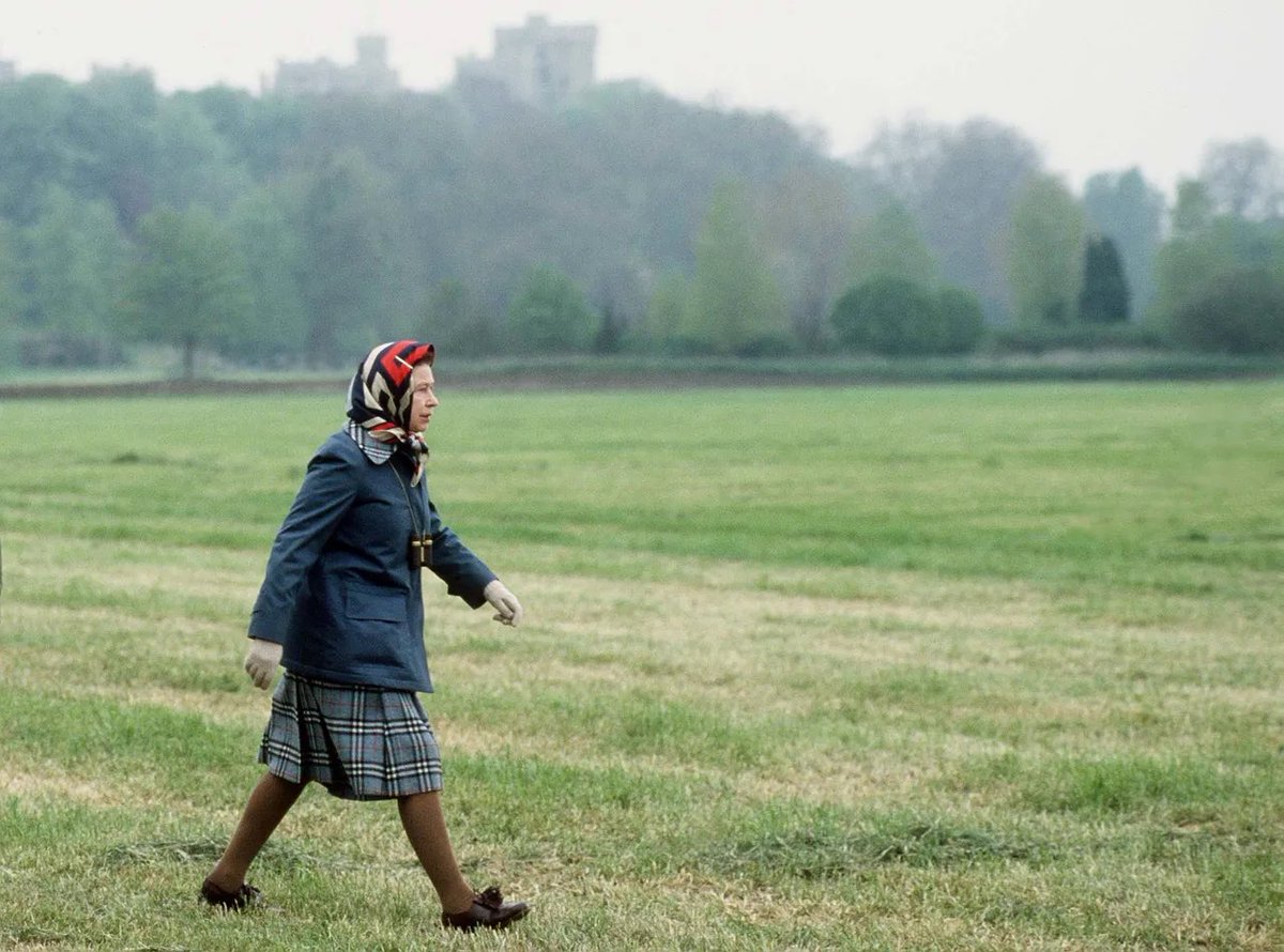 oldroyalty1's tweet image. Queen Elizabeth II at Windsor Great Park,  1985