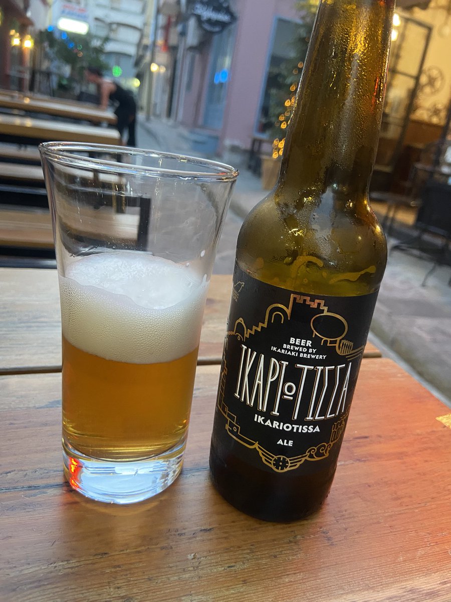 OrientBraces's tweet image. A beer from the island of Ikaria, judging by this I’ve got to put it on my list.