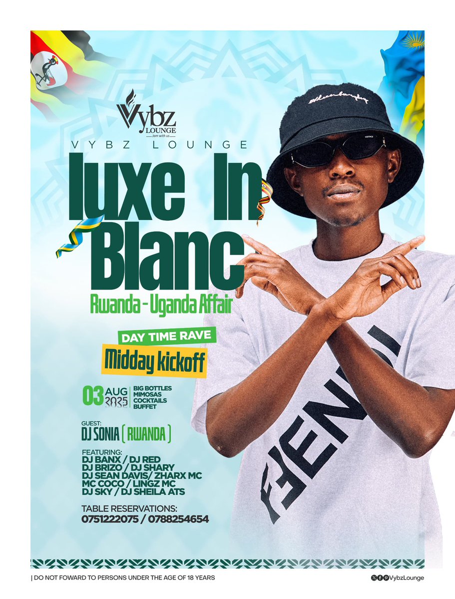 If you missed the last edition, this is the sign 🔥💃 
3rd August we are doing it in style, book your table now 🥳
#luxeinblanc