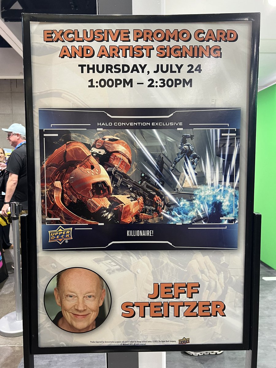 UpperDeckEnt's tweet image. Come get your ticket for our exclusive Jeff Steitzer signing starting at 1pm - 2:30pm at Booth #307 #SDCC2025