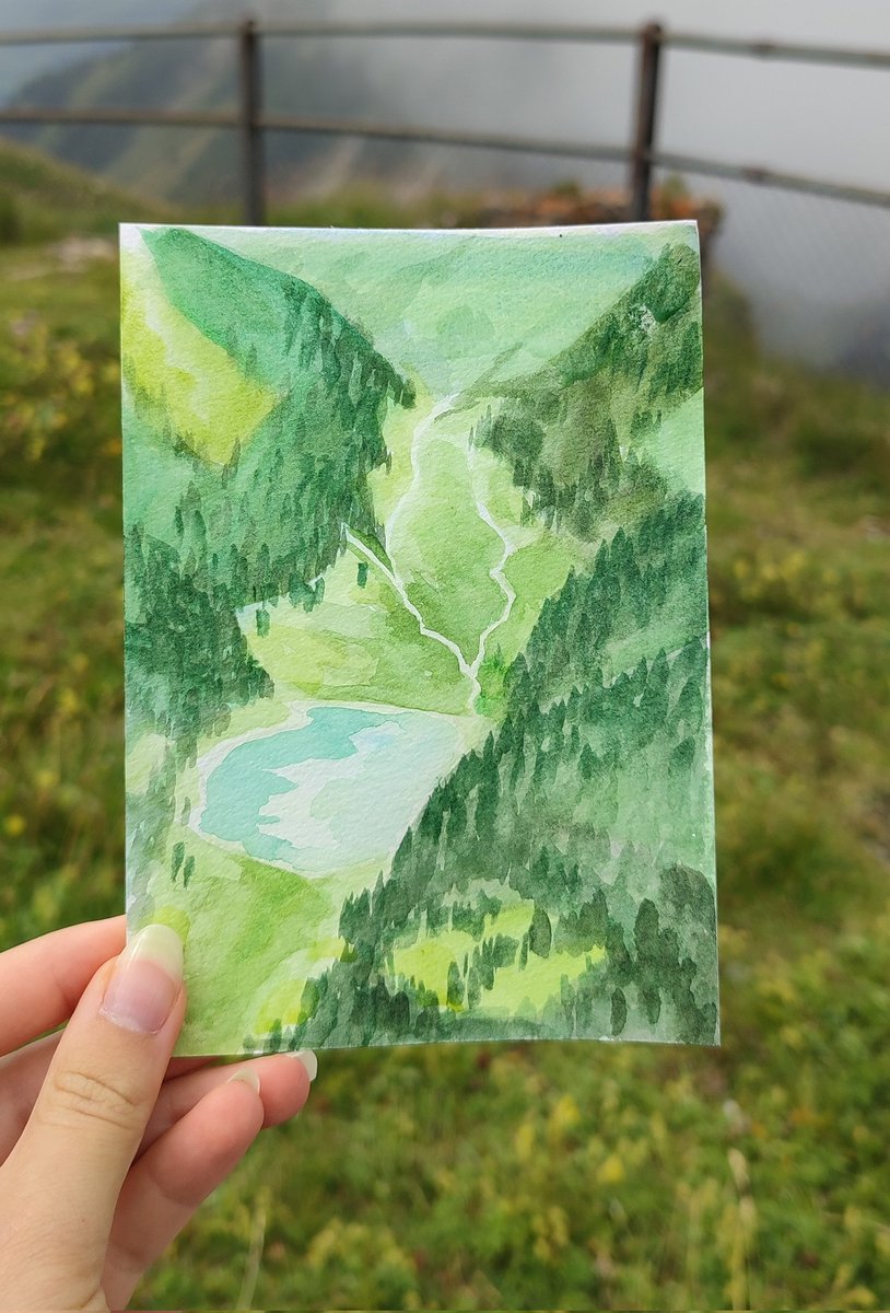 sonkiam's tweet image. Painting the views so that they never leave my mind 🥹