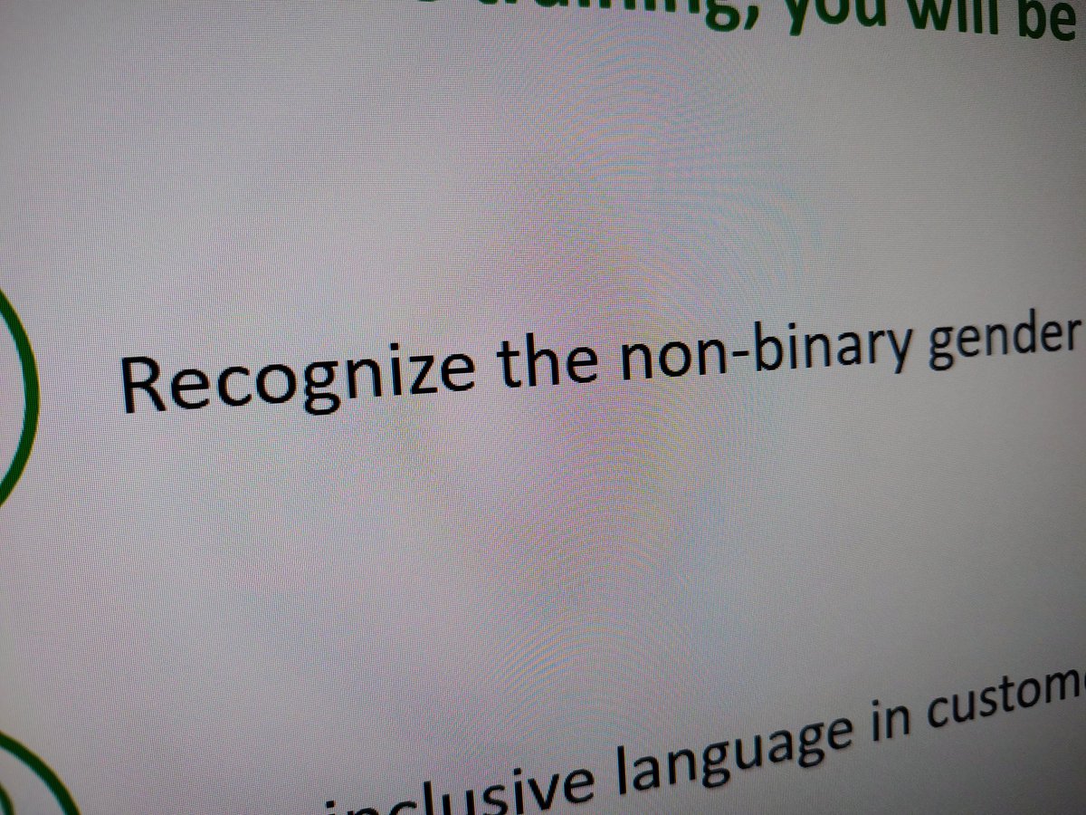 doovendeer's tweet image. They teaching me about nonbinary at work. Buddy, I love nonbinary, no need for training