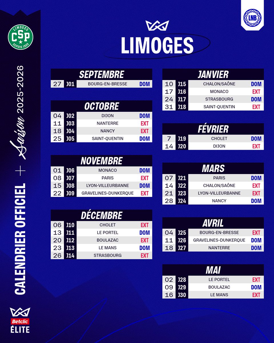 🗓️ <a href="/limogescsp/">Limoges CSP</a> ⭐️