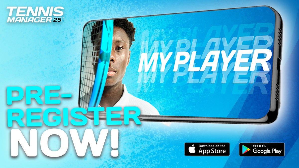 🎾 Tennis Manager 25 – MY PLAYER is coming soon to mobile!

In MY PLAYER, step into the shoes of a young tennis prodigy and rise to greatness. 

Create your player, climb the ranks, manage your career, and make your mark at the top of the tennis world.

💥 Pre-registrations now