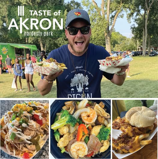 HankF330ToGo's tweet image. Taste of Akron is back for its 46th year!
TODAY, July 24th from 5 to 9 PM at Hardesty Park in West Akron.
Over three dozen food vendors serving up local flavor. Live entertainment will be taking place as well.
Restaurants:
Saffron Patch-Merriman Valley
Happy Camper Lemonade…
