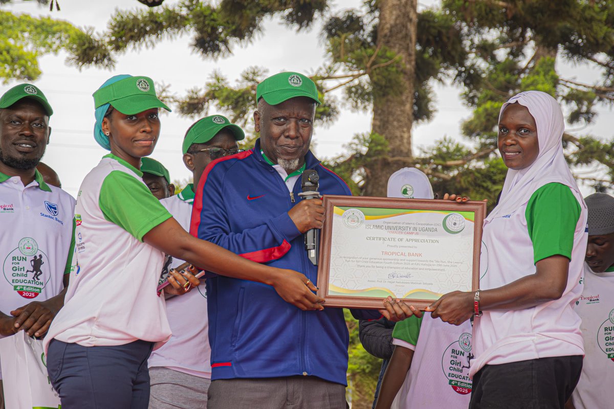 TropicalBankUG's tweet image. Keep a Girl Child in School: Tropical Bank Supports the 4th Edition of the IUIU Run for Girl Child Education.
At Tropical Bank Limited, we believe that education is a powerful tool for transformation—and every girl deserves a chance to learn, grow and lead. That’s why we were…