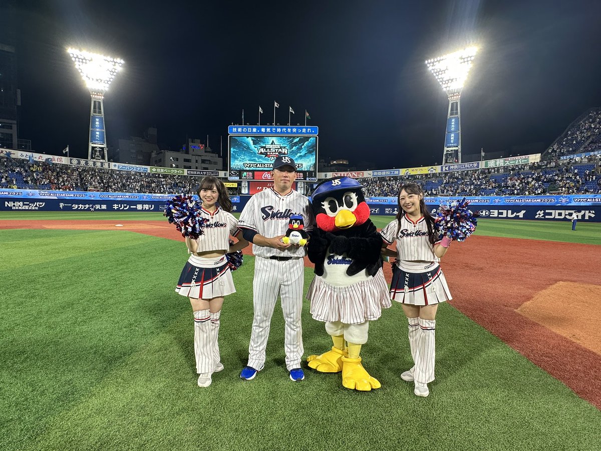 お疲れ様でした。
#大西広樹 投手
後半戦も宜しくお願いします。
#マイナビオールスター2025 
#swallows
#捲土重来