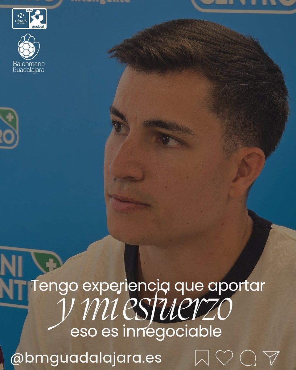 IMPULSE Balonmano Guadalajara (@bmguadalajara) on Twitter photo Vamos familia que ya estamos todos!!
Si quieres conocer un poquito más a nuestro nuevo central <a href="/gonzavelasco/">Gonzalo Velasco</a> y enterarte de nuestros partidos de pretemporada, no olvides pasarte por nuestra web 😉🖱
bmguadalajara.es/noticia/gonzal…
Bienvenido Gonzalo! 💜 Vamos familia que ya estamos todos!!
Si quieres conocer un poquito más a nuestro nuevo central <a href="/gonzavelasco/">Gonzalo Velasco</a> y enterarte de nuestros partidos de pretemporada, no olvides pasarte por nuestra web 😉🖱
bmguadalajara.es/noticia/gonzal…
Bienvenido Gonzalo! 💜
