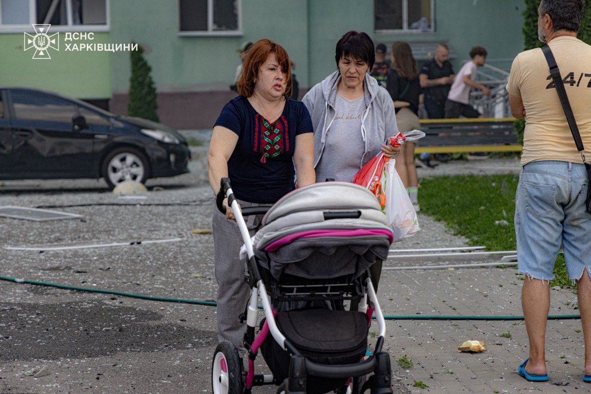 The number of injured in russian glide bomb attack on Kharkiv has risen to 35, including 4 children.