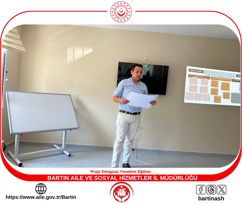 Bartın Aile ve Sosyal Hizmetler İl Müdürlüğü (@bartinnash) on Twitter photo 📍 Gündüz Bakım, Rehabilitasyon ve Aile Danışma Merkezi
Batı Karadeniz Kalkınma Ajansı (BAKKA) tarafından, kuruluş müdürlerimiz ve proje ekibinde görevli çalışma arkadaşlarımıza yönelik “Proje Döngüsü Yönetimi Eğitimi” düzenlenmiştir.
<a href="/tcailesosyal/">T.C. Aile ve Sosyal Hizmetler Bakanlığı</a>
#BizBüyükBirAileyiz
#AileYılı 📍 Gündüz Bakım, Rehabilitasyon ve Aile Danışma Merkezi
Batı Karadeniz Kalkınma Ajansı (BAKKA) tarafından, kuruluş müdürlerimiz ve proje ekibinde görevli çalışma arkadaşlarımıza yönelik “Proje Döngüsü Yönetimi Eğitimi” düzenlenmiştir.
<a href="/tcailesosyal/">T.C. Aile ve Sosyal Hizmetler Bakanlığı</a>
#BizBüyükBirAileyiz
#AileYılı