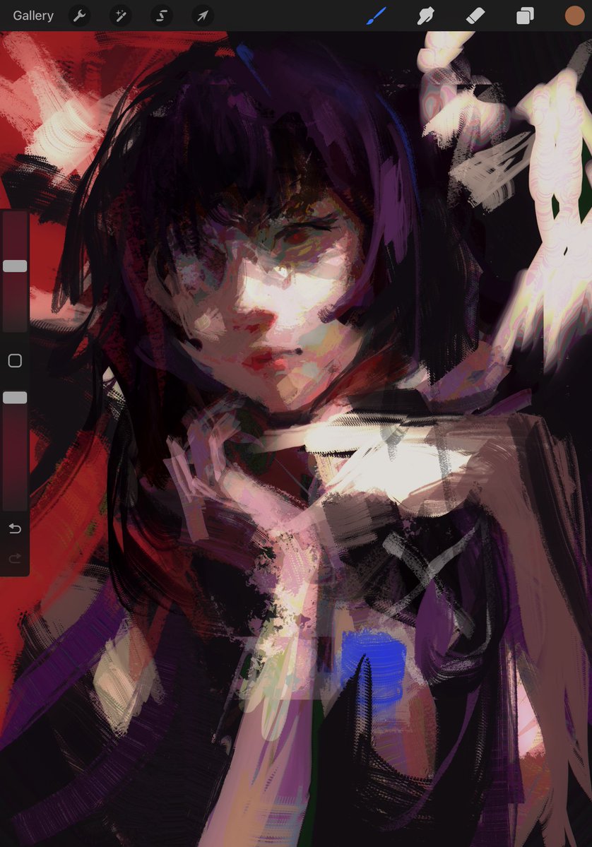 clariondeluna's tweet image. My Columbina sketch before the new version trailer…