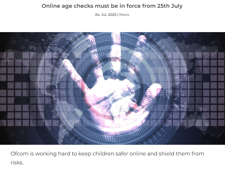 Kat Cauchiππππ¦π°π» (@k_cauchi) on Twitter photo Read about the online age checks that must be in force from tomorrow in #RISEEduMag. riseedumag.com/online-age-cheβ¦ #News #Tech #OnlineSafety #AgeVerification <a href="/TechHeaddd/">TechHeaddd | Tech writer</a> <a href="/NetSupportGroup/">NetSupport</a> Read about the online age checks that must be in force from tomorrow in #RISEEduMag. riseedumag.com/online-age-cheβ¦ #News #Tech #OnlineSafety #AgeVerification <a href="/TechHeaddd/">TechHeaddd | Tech writer</a> <a href="/NetSupportGroup/">NetSupport</a>