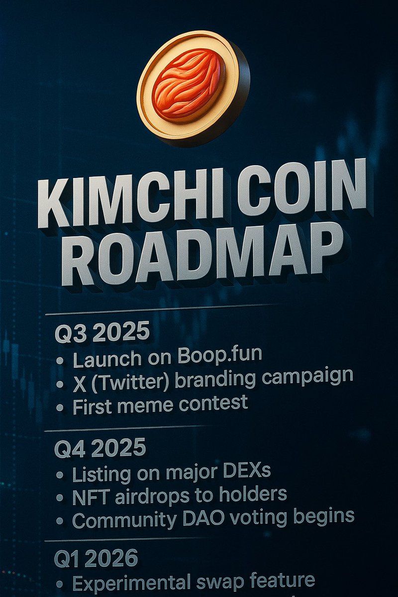 #CryptoAirdrop #Bitcoin #memecoins #Degens 
Our road map 🔥🥬