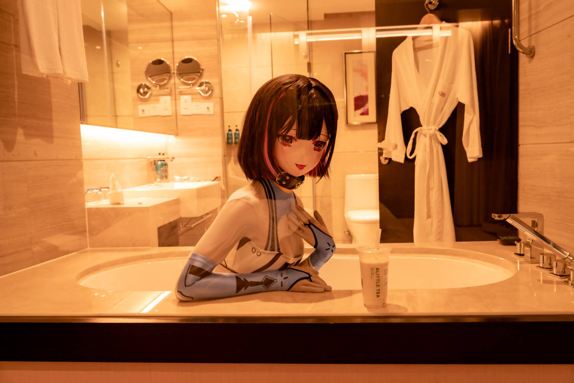 ZeesangPie's tweet image. 先吃饭，先洗澡，还是~
先 吃 我~
#kigurumi