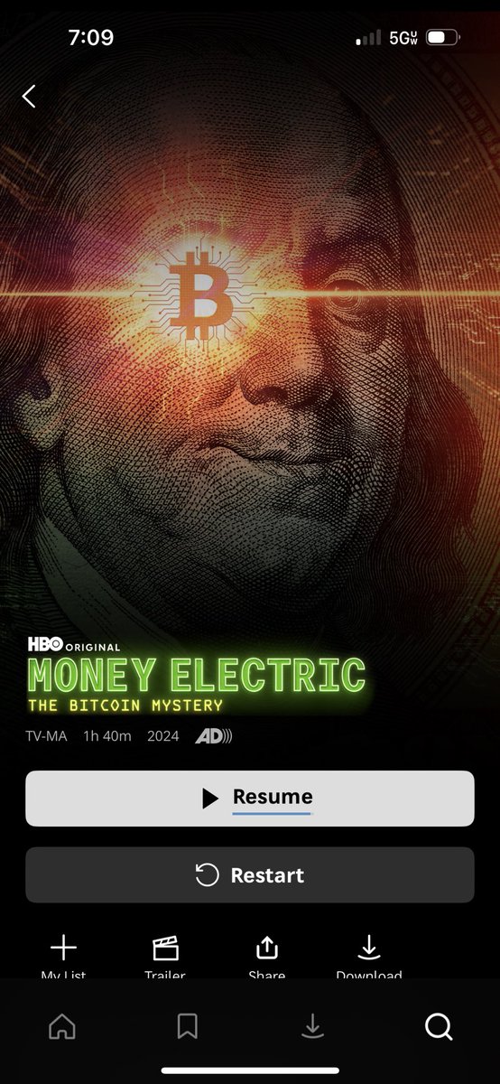 If you are into Bitcoin, check out this documentary on HBO Max! 

It was super interesting as it looks into the origins of Bitcoin and what Bitcoin is about

Lots of cool insights from some of the original people and users of Bitcoin!
