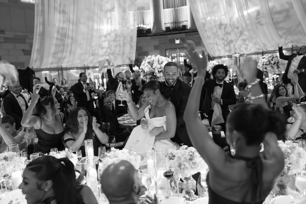 GQ Magazine (@gqmagazine) on Twitter photo Go inside <a href="/TaylorRooks/">Taylor Rooks</a>' lavish no-phones and no-posting wedding in New York City.
“He is so perfect it’s hard to believe he’s real,” Rooks tells GQ. “His vows moved the entire room to tears. I’m still replaying them over and over in my head.”
gq.com/gallery/taylor… Go inside <a href="/TaylorRooks/">Taylor Rooks</a>' lavish no-phones and no-posting wedding in New York City.
“He is so perfect it’s hard to believe he’s real,” Rooks tells GQ. “His vows moved the entire room to tears. I’m still replaying them over and over in my head.”
gq.com/gallery/taylor…