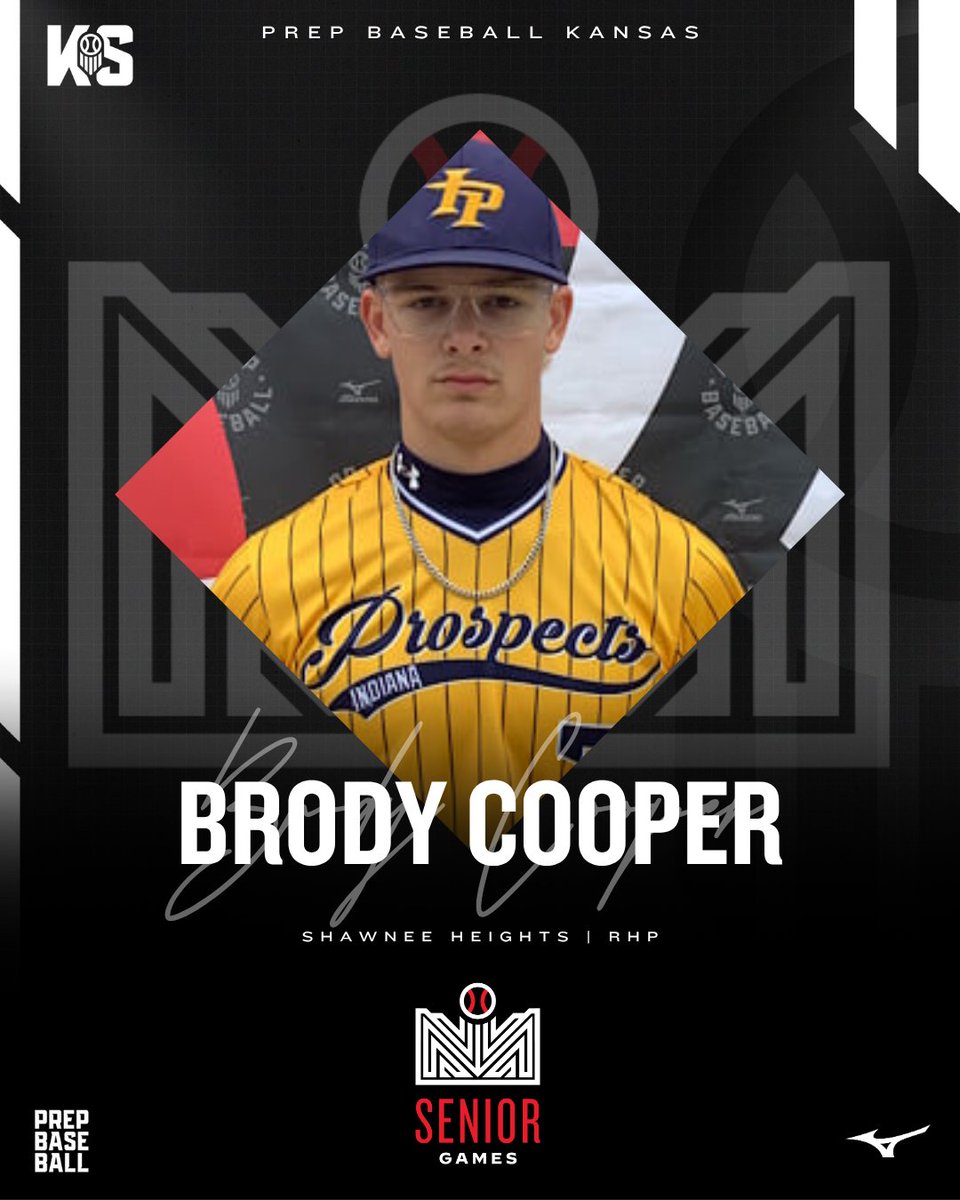 𝗜𝗡𝗩𝗜𝗧𝗘 𝗔𝗖𝗖𝗘𝗣𝗧𝗘𝗗 ✅

RHP Brody Cooper (Shawnee Heights) is locked to represent Team Kansas at the 2025 Prep Baseball Central Super Senior Games in Kansas City! #CSSrG25

👤: loom.ly/GOM2i4E // <a href="/BrodyCooper65/">Brody Cooper</a>