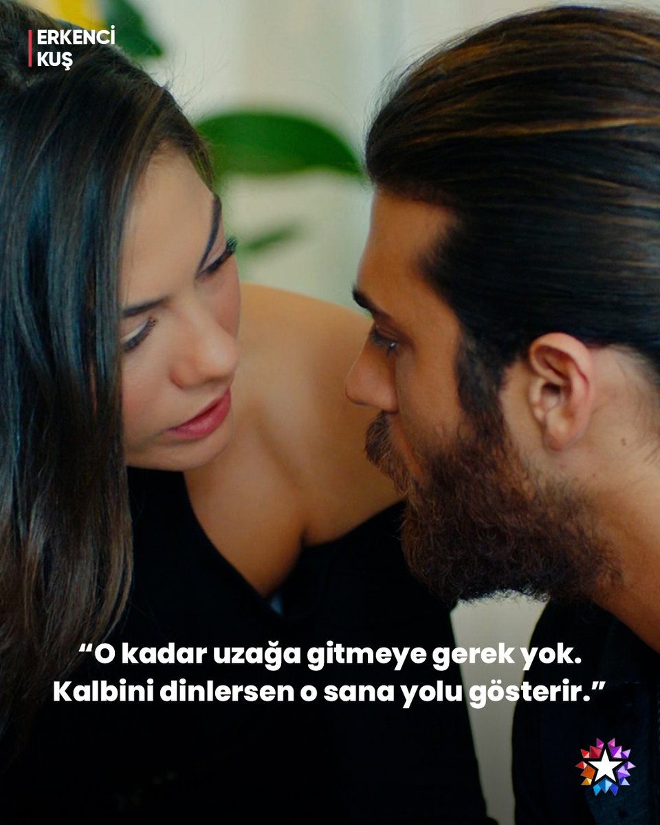 startv's tweet image. “O kadar uzağa gitmeye gerek yok. Kalbini dinlersen o sana yolu gösterir.” ❣️ #CanEm
#ErkenciKuş