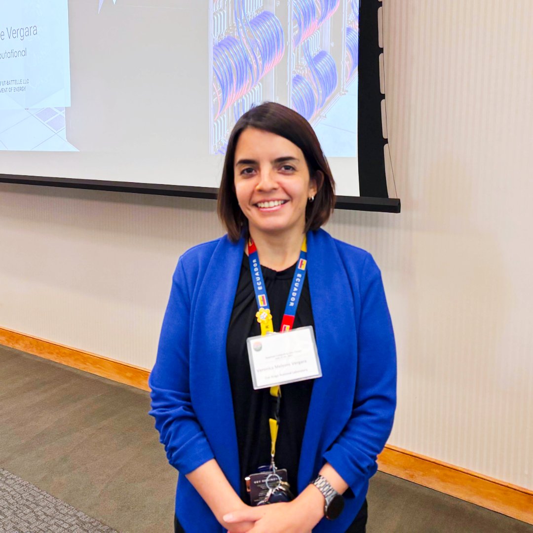 OLCFGOV's tweet image. Day 3 of the Quantum Computing User Forum included a presentation from @ORNL's Verónica Melesse Vergara, section head for HPC Operations, on how @OLCFGOV is helping researchers solve some of the world’s most challenging scientific problems.🌟