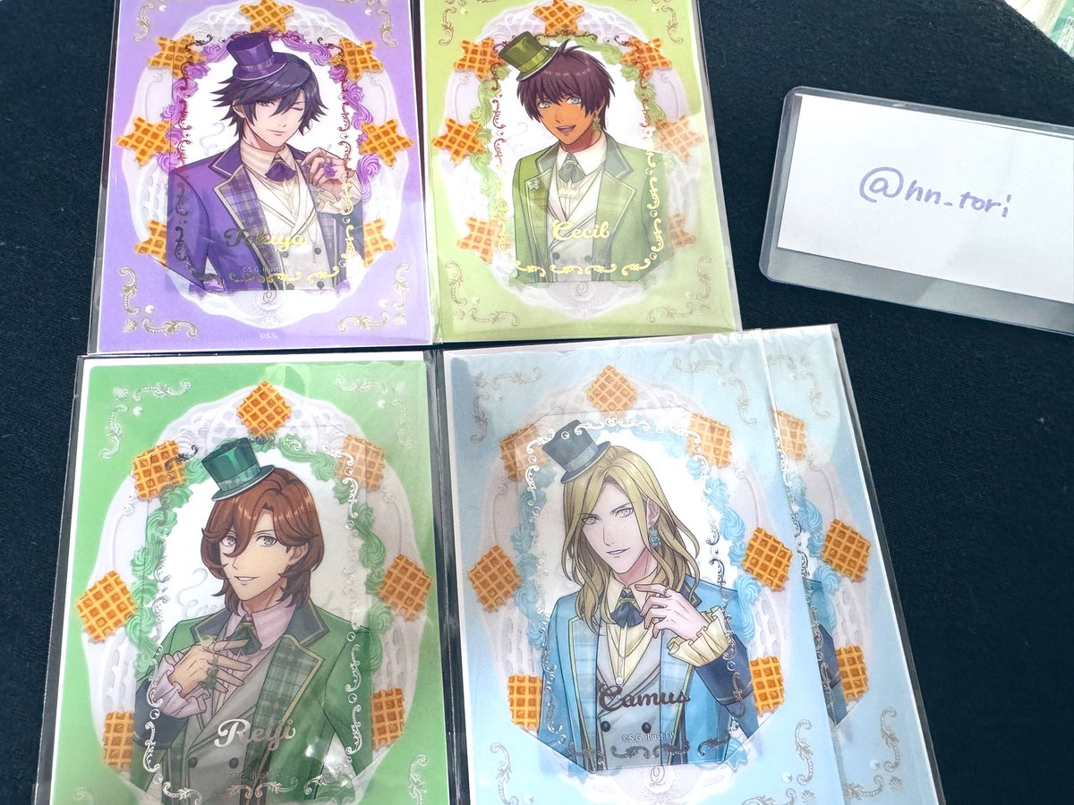 【交換】うたプリ GRAND SHOP グラショ
ビジュアルカード ビジュカ Crown Creamy Land~Dessert Plate~ver. CCL

譲→トキヤ、セシル、嶺二、カミュ2
求→同種藍2、蘭丸>FP 音也、蘭丸、藍、レン

郵送または28日池袋、後日都内、さいたま市内手渡し希望です。お気軽にお声掛けください。