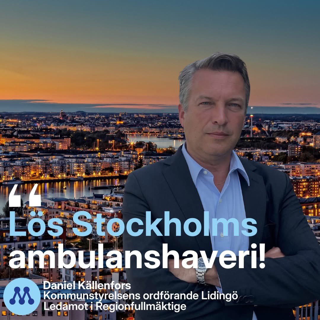 S, Mp, V och C i Region Stockholm har försatt ambulanssjukvården i fritt fall. Igår fanns bara en (!) ambulans i hela innerstaden. Det är en direkt effekt av deras socialistiska centralisering för att ”ta kontrollen”. Släpp den politiska prestigen och styr upp situationen!