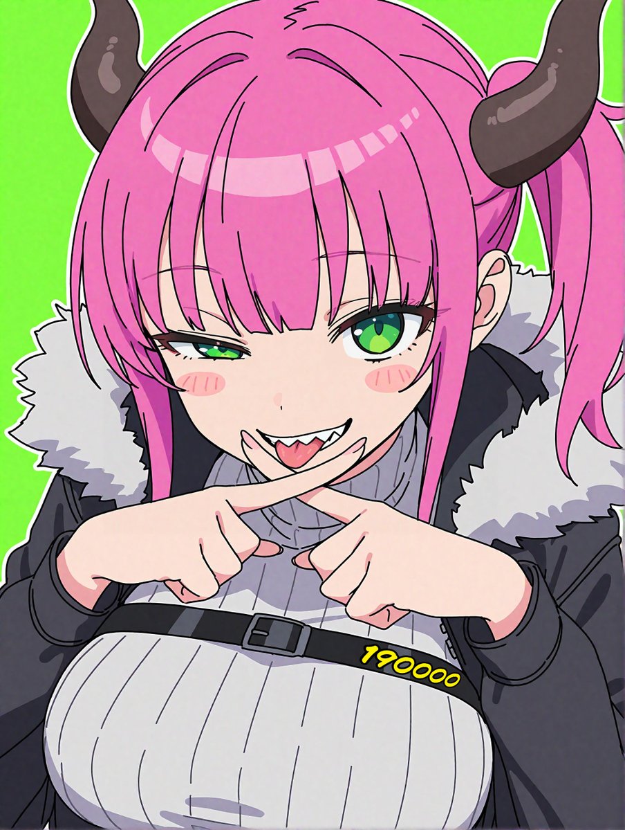 37bannAI's tweet image. 19万フォローどうも～